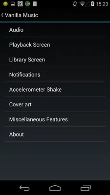 Vanilla Music android App screenshot 0